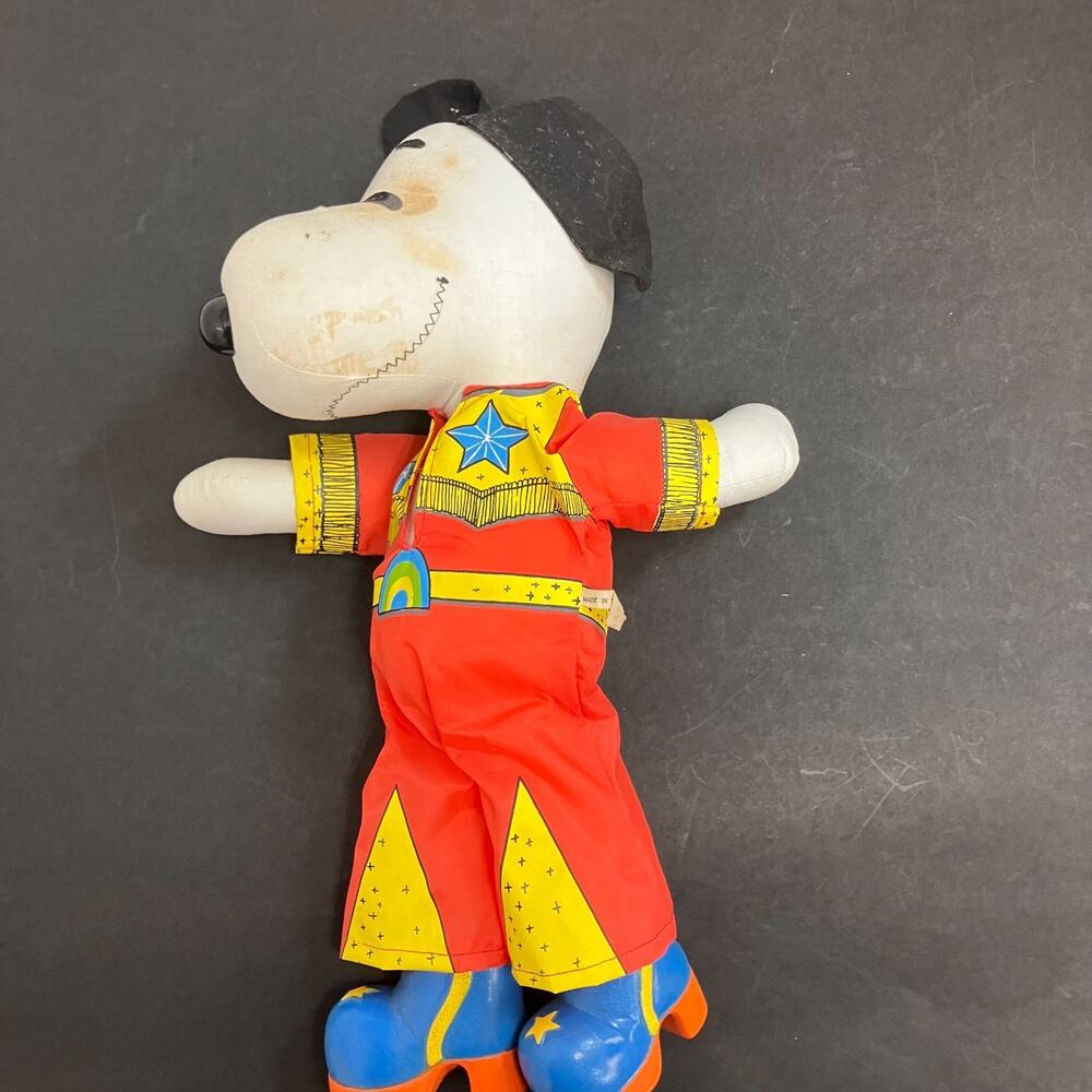 RARE Disco Snoopy Rag Doll by Ideal NOC4094